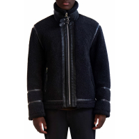 Karl Lagerfeld Paris Men's 'Faux Shearling Aviator' Jacket