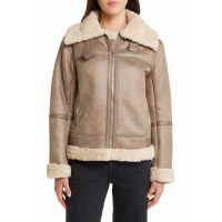 Sam Edelman Women's 'Faux Shearling Aviator' Jacket