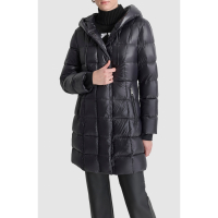 DKNY Women's 'Hooded Packable' Down Jacket