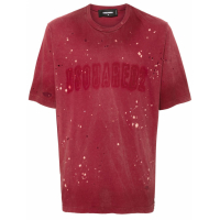 Dsquared2 'Logo-Print Distressed' T-Shirt für Herren