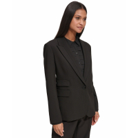 Karl Lagerfeld Paris Blazer 'Notched Lapel One Button' pour Femmes