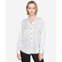 Karl Lagerfeld Paris 'Band-Collar' Langärmelige Bluse für Damen