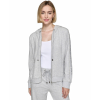 Karl Lagerfeld Paris 'Embellished Logo Zip Up, Regular & Petite' Jacke für Damen