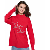 Karl Lagerfeld Paris 'Embellished Graphic Mockneck' Pullover für Damen