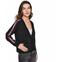 Karl Lagerfeld Paris 'Logo-Tape' Strickjacke für Damen