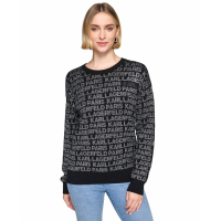 Karl Lagerfeld Paris 'Logo Signature Crewneck, Regular & Petite' Pullover für Damen