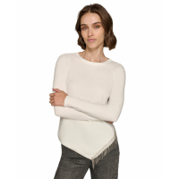 Karl Lagerfeld Paris 'Asymmetrical Crystal-Trim' Pullover für Damen