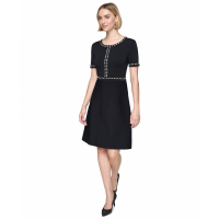 Karl Lagerfeld Paris 'Rhinestone-Trim Knit' Mini Kleid für Damen