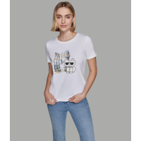 Karl Lagerfeld Paris 'Choupette In Paris' T-Shirt für Damen