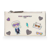 Karl Lagerfeld Paris 'Top Zip Bi-Fold Cate Pins' Portemonnaie für Damen