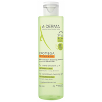 A-Derma 'Exomega Control Émollient 2 en 1 Anti-Grattage' Cleansing Gel - 200 ml