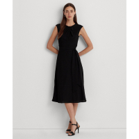 LAUREN Ralph Lauren Women's 'Bubble Cap-Sleeve' Midi Dress