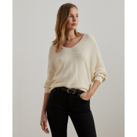 LAUREN Ralph Lauren Women's 'Rib-Knit Dolman-Sleeve' Sweater