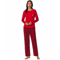 LAUREN Ralph Lauren Pyjama Set 'Long-Sleeve Crewneck' pour Femmes - 2 Pièces