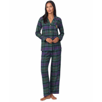 LAUREN Ralph Lauren Pyjama Set 'Plaid Notched-Collar' pour Femmes - 2 Pièces