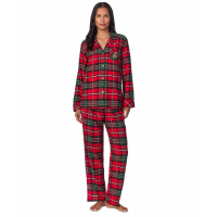 LAUREN Ralph Lauren Pyjama Set 'Plaid Notched-Collar' pour Femmes - 2 Pièces