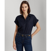 LAUREN Ralph Lauren Chemise en lin 'Dolman-Sleeve' pour Femmes