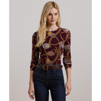 LAUREN Ralph Lauren T-Shirt manches longues 'Belting-Print' pour Femmes