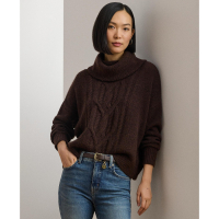 LAUREN Ralph Lauren Pull à col roulé 'Aran-Knit' pour Femmes