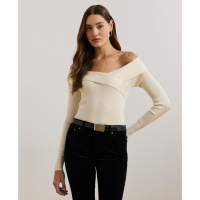 LAUREN Ralph Lauren Pull 'Rib-Knit Off-the-Shoulder' pour Femmes