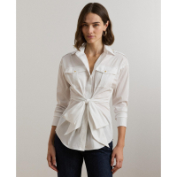 LAUREN Ralph Lauren Chemise 'Tie-Front -Blend' pour Femmes