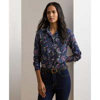 LAUREN Ralph Lauren Chemise 'Classic-Fit Floral Voile' pour Femmes