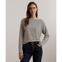 LAUREN Ralph Lauren Top à manches longues 'Striped Boatneck' pour Femmes