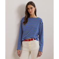 LAUREN Ralph Lauren Top à manches longues 'Striped Boatneck' pour Femmes