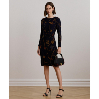 LAUREN Ralph Lauren Robe à manches 3/4 'Print' pour Femmes