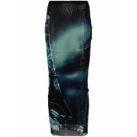 Jean Paul Gaultier Women's 'Pigalle-Print' Maxi Skirt