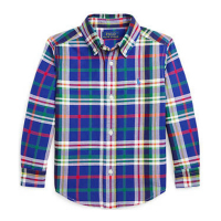 Ralph Lauren Kids 'Plaid Cotton Oxford Shirt' für Kleinkind & Kleiner Junge