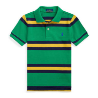 Ralph Lauren Kids Little Boy's 'Striped Cotton Mesh Polo Shirt'