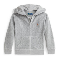 Ralph Lauren Kids Little Boy's 'Knit Corduroy Full Zip Hoodie'