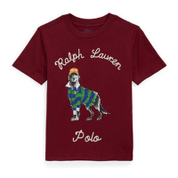 Ralph Lauren Kids Little Boy's 'Dog Printed Cotton Jersey T-Shirt'