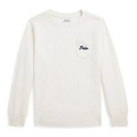 Ralph Lauren Kids Little Boy's 'Dog Printed Cotton Long Sleeve T-Shirt'