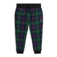 Ralph Lauren Kids Little Boy's 'Plaid Fleece Jogger Pants'