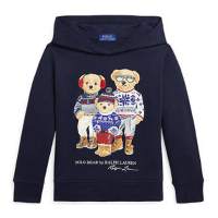 Ralph Lauren Kids Little Boy's 'Polo Bear Family Fleece Hoodie'