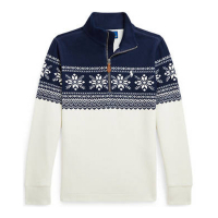 Ralph Lauren Kids Little Boy's 'Snowflake Double Knit Pullover'