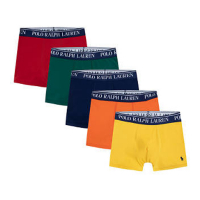 Ralph Lauren Kids Big Boy's 'Cotton Stretch Boxers - 5 Pack'