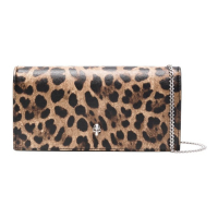 Alexander McQueen Women's 'Leopard-Print' Clutch Bag