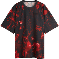 Alexander McQueen Men's 'Waxed Floral Print' T-Shirt