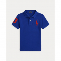 Ralph Lauren Kids Little Boy's 'Big Pony Cotton Mesh Polo Shirt'