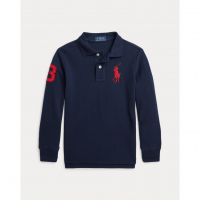 Ralph Lauren Kids Little Boy's 'Big Pony Mesh Long-Sleeve Polo'