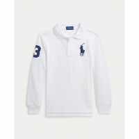 Ralph Lauren Kids Little Boy's 'Big Pony Mesh Long-Sleeve Polo'