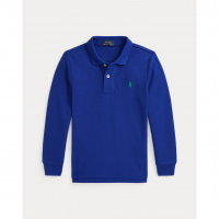 Ralph Lauren Kids Little Boy's 'Cotton Mesh Long-Sleeve Polo Shirt'