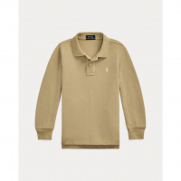 Ralph Lauren Kids Little Boy's 'Cotton Mesh Long-Sleeve Polo Shirt'