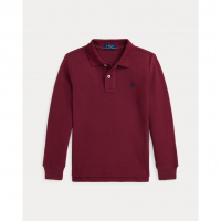 Ralph Lauren Kids Little Boy's 'Cotton Mesh Long-Sleeve Polo Shirt'