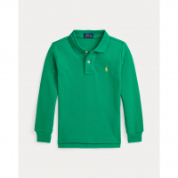 Ralph Lauren Kids Little Boy's 'Cotton Mesh Long-Sleeve Polo Shirt'