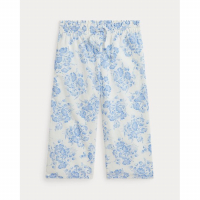 Ralph Lauren Kids 'Floral Slub Cotton Pull-On Pant' für kleinkind & kleine Mädchen