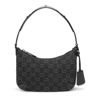 Gucci Women's 'Monogram Denim Horsebit' Hobo Bag